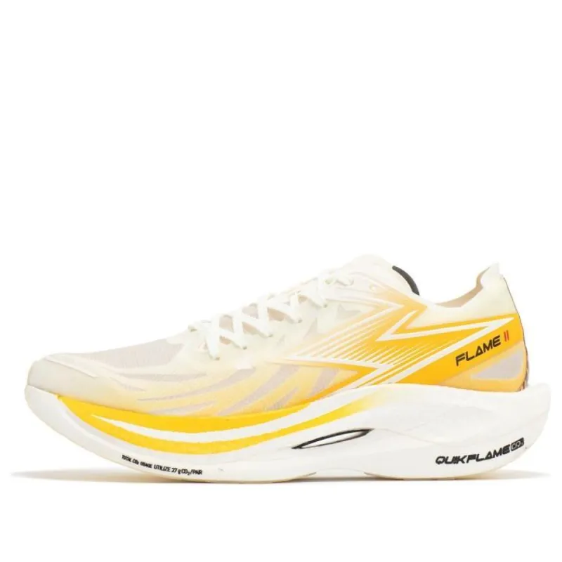 361 Degrees x Qu!k Foam Flying Flame 2 'White Yellow' 672312214-6 sold by KicksCrew