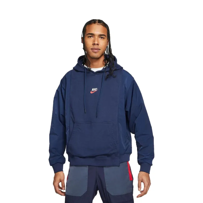 Nike Sportswear Logo Hoodie 'Midnight Navy' DD5700-410 sold by KicksCrew