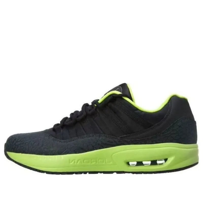 Air Jordan CMFT 11 VIZ Anthracite Volt 'Black Green' 444905-001 sold by KicksCrew