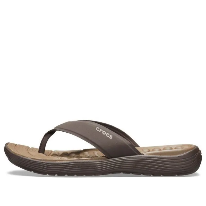 Crocs Reviva Flip Flops 'Brown Espresso' 205715-22Z sold by KicksCrew
