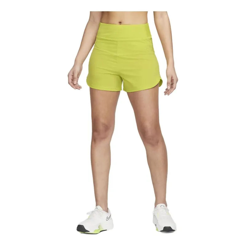 (WMNS) Nike Bliss Dri-FIT Fitness High-Waisted Brief-Lined Shorts 'Green' DX6019-308 sold by KicksCrew