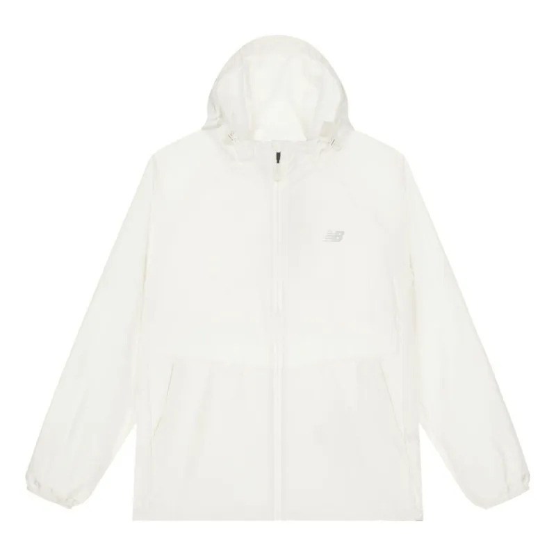 New Balance 'Runners Aren't Normal' Hooded Jacket 'White' NAE24101-WT sold by KicksCrew