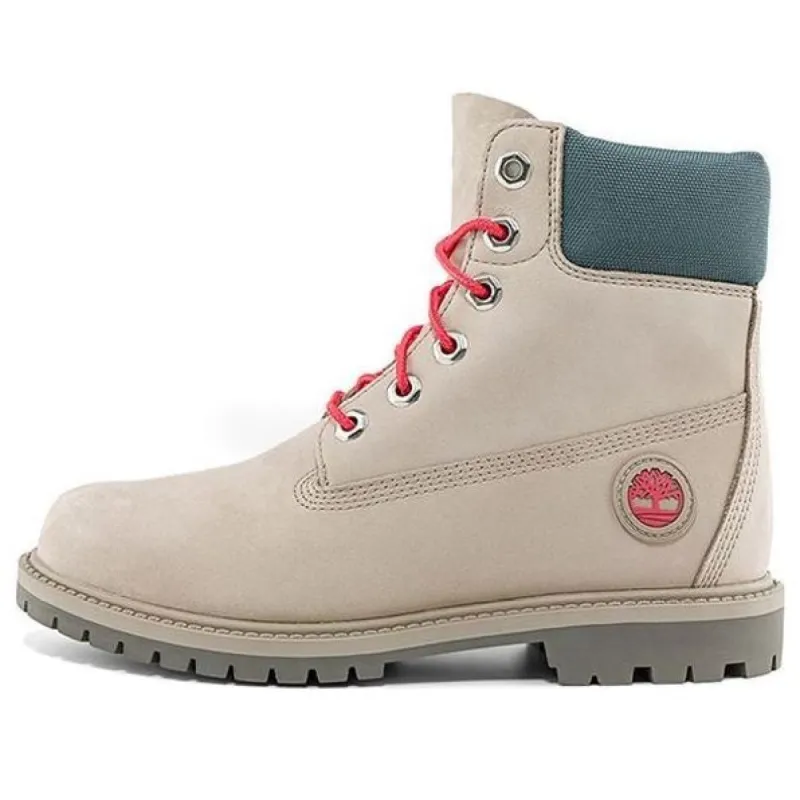 (WMNS) Timberland Heritage 6 Inch Boots 'Beige Nubuck' A5M8ZW sold by KicksCrew