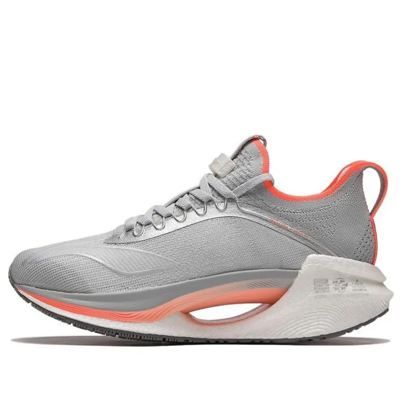 (WMNS) Li-Ning Jue Ying Essential 'Grey Orange' ARRS004-13 sold by KicksCrew