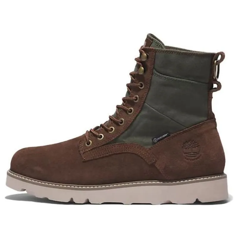 Timberland Vibram Waterproof Leather and Fabric Boots 'Dark Brown Suede' A5M9G931 sold by KicksCrew