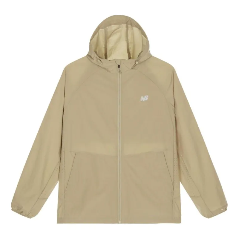 New Balance 'Runners Aren't Normal' Hooded Jacket 'Khaki' NAE24101-BWN sold by KicksCrew