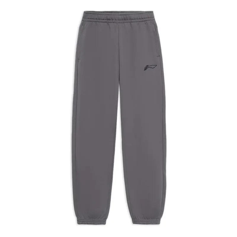 Li-Ning Embroidered Logo Joggers Sweatpants 'Pitch Grey' AKLSG57-2 sold by KicksCrew