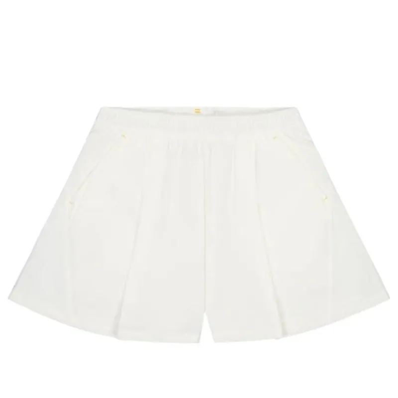 (WMNS) New Balance Woven Skorts 'Ivory' NVE24232-IV sold by KicksCrew
