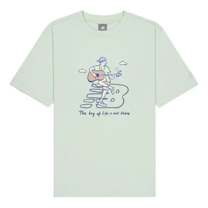 New Balance x PK Guitar Graphic T-Shirt 'Light Blue' NEE26021-MT sold by KicksCrew