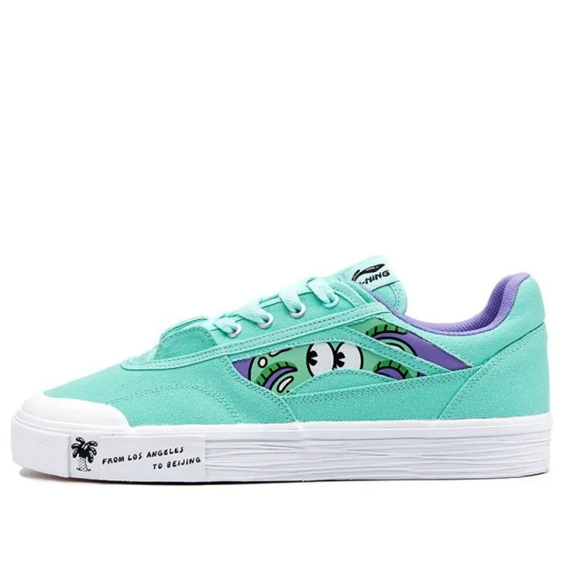 (WMNS) Li-Ning x Steven Harrington Hand-Plant Shoes 'Aqua Green' AECR070-3 sold by KicksCrew