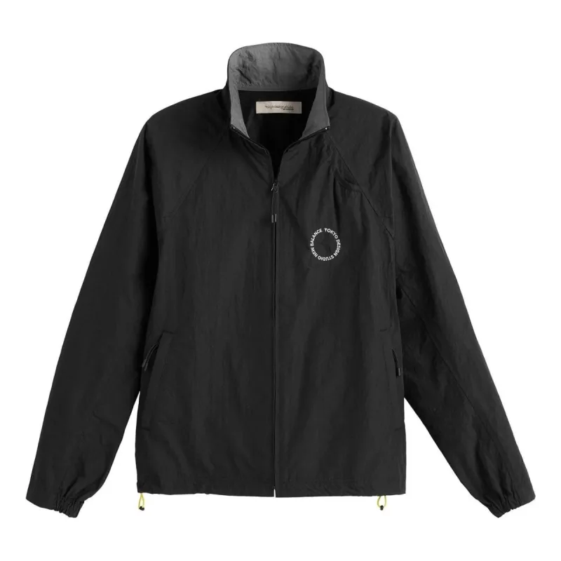 TOKYO DESIGN STUDIO New Balance Nylon Wind Jacket 'Black' UJ45170-BK sold by KicksCrew