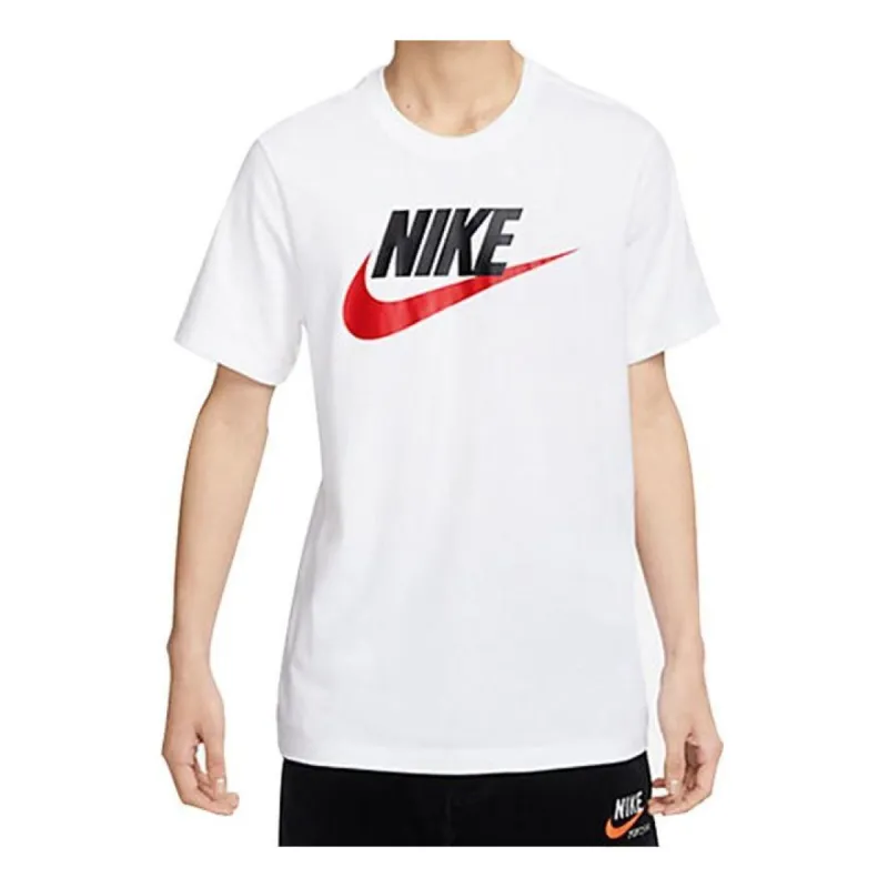 Nike Sportswear Brand Mark T-Shirt 'White' DX1986-101 sold by KicksCrew