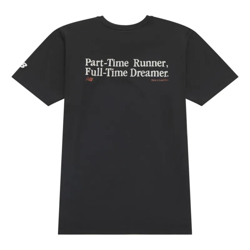 New Balance Icon Back Print T-shirt 'Black' NEE25031-BK sold by KicksCrew