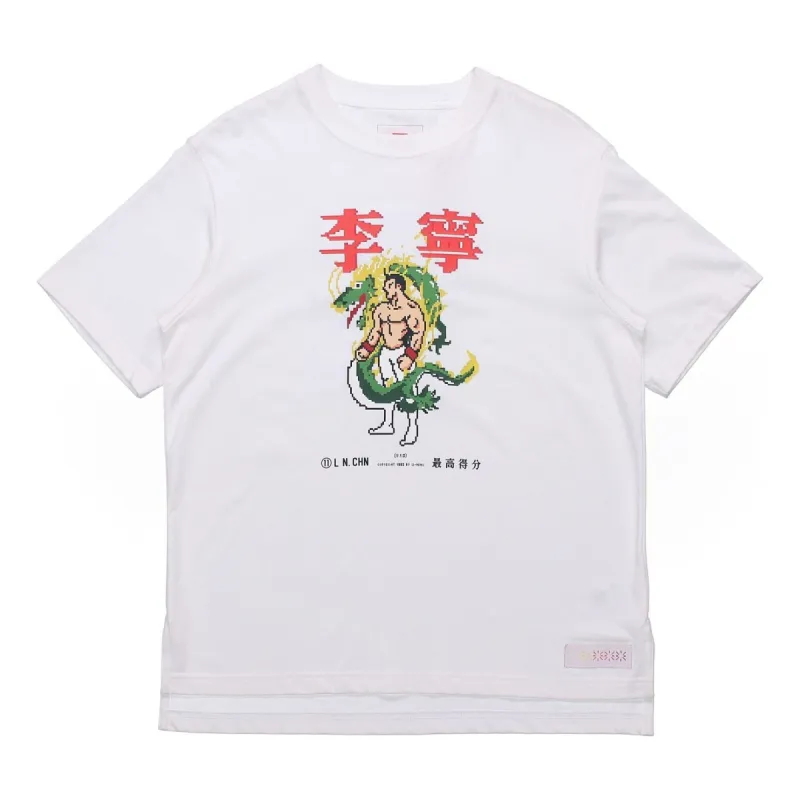 Li-Ning Dragon Boxer Graphic Paris Fashion Week T-shirt 'White' AHSQ557-1 sold by KicksCrew