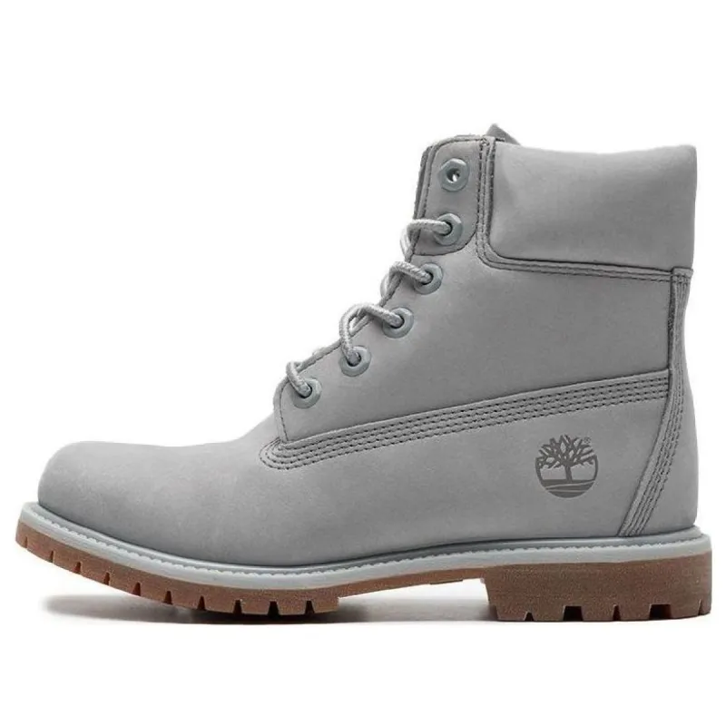 (WMNS) Timberland 50th Anniversary Edition 6 Inch Waterproof Boots 'Light Grey Nubuck' A4326EA3 sold by KicksCrew