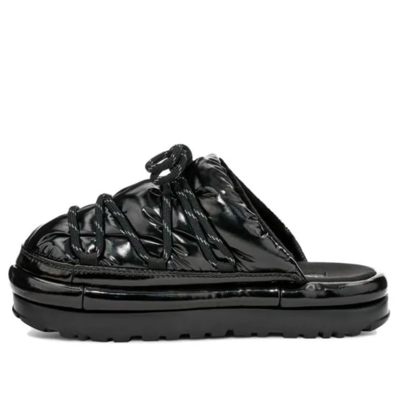 (WMNS) UGG Hi Shine Spaceslider Slide 'Black' 1149033-BLK sold by KicksCrew