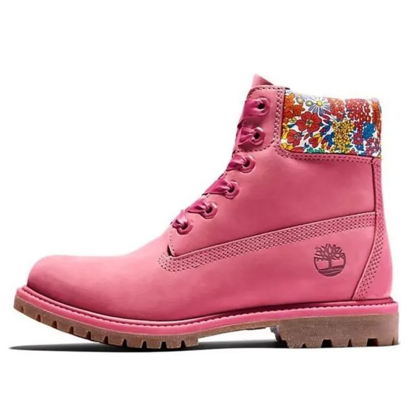 (WMNS) Timberland Made With Liberty Fabrics 6 Inch Boots 'Pink' A42CXD56 sold by KicksCrew