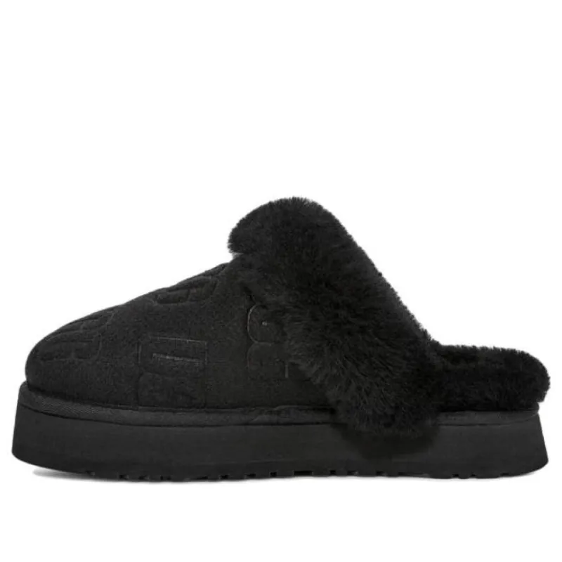 (WMNS) UGG Disquette Felted Slipper 'Black' 1143986-BLK sold by KicksCrew