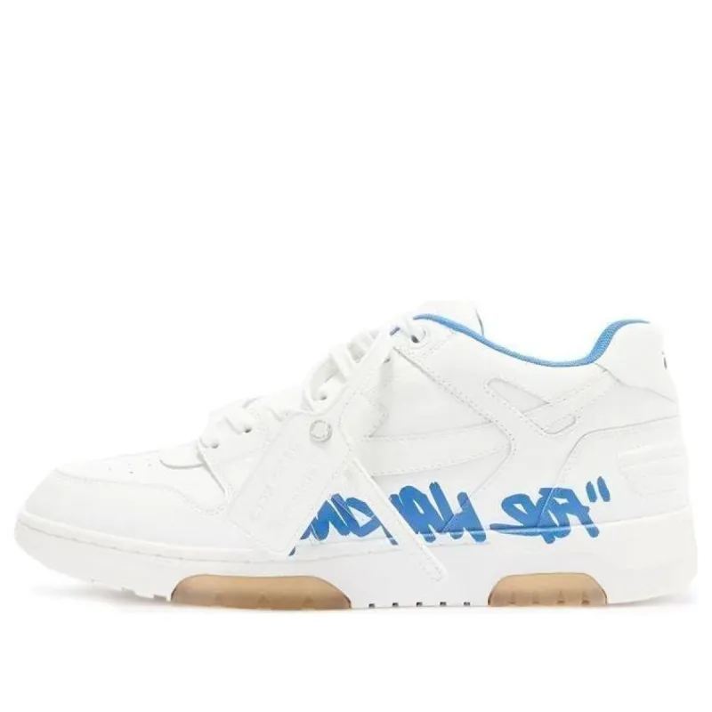 Off-White Out Of Office Low-Top For Walking Sneaker 'White Blue' OMIA189S22LEA0030145 sold by KicksCrew