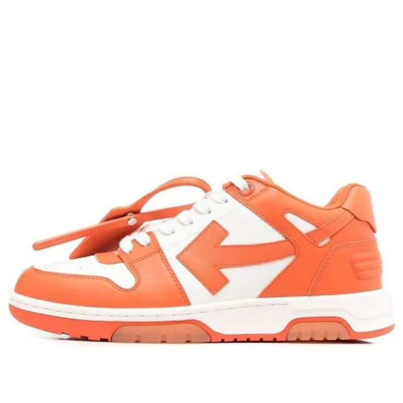 Off-White Out Of Office Low-Top Sneaker 'Orange White' OMIA189S22LEA0010120 sold by KicksCrew