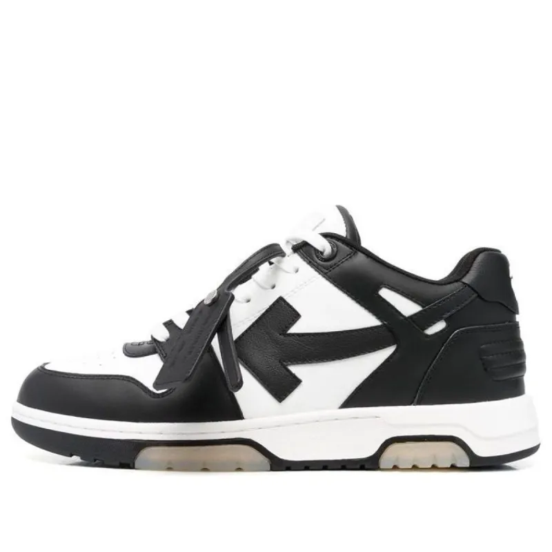 (WMNS) Off-White Out Of Office Low-Top Sneaker 'Black White' OWIA259C99LEA0011001 sold by KicksCrew