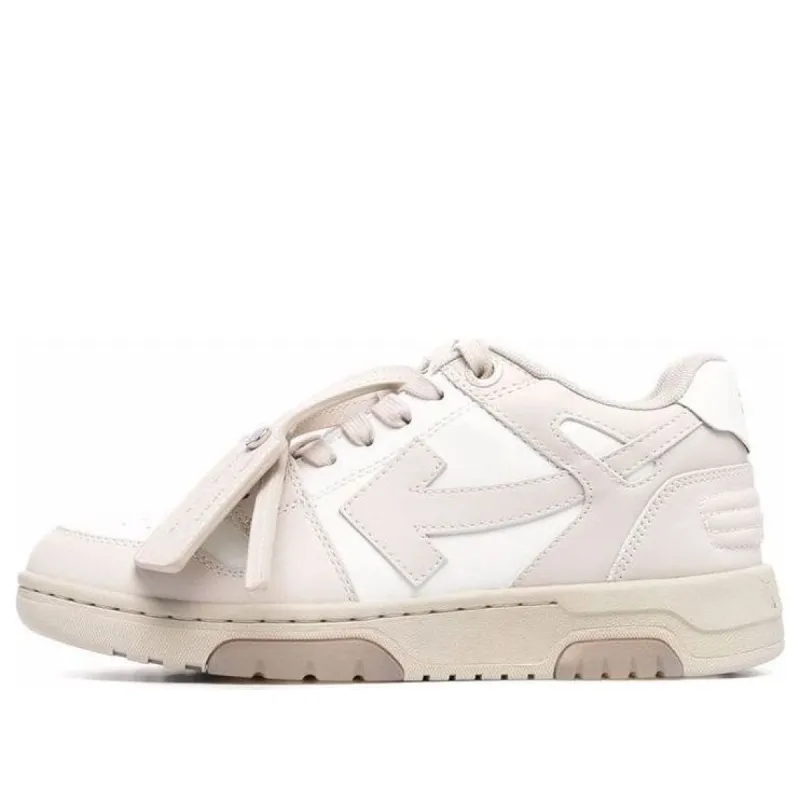 (WMNS) Off-White Out Of Office Low-Top Sneakers 'White Beige' OWIA259C99LEA0010161 sold by KicksCrew