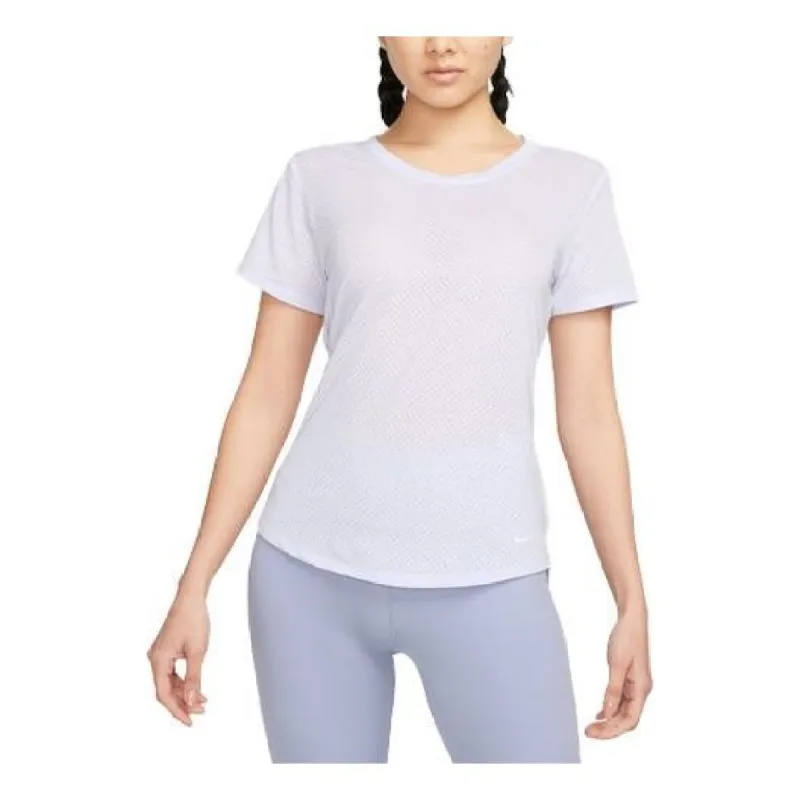 (WMNS) Nike Dri-FIT One Breathe Short-Sleeve Top 'Purple' DX0132-536 sold by KicksCrew