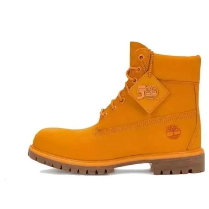 Timberland 50th Anniversary Edition Premium 6 Inch Waterproof Boot 'Medium Orange Nubuck' A5VJNW sold by KicksCrew