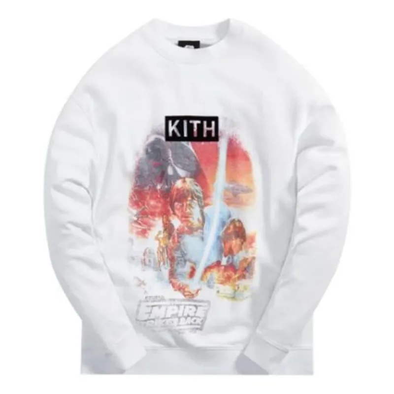 KITH x STAR WARS Empire Crewneck 'White' KHM030209-101 sold by KicksCrew