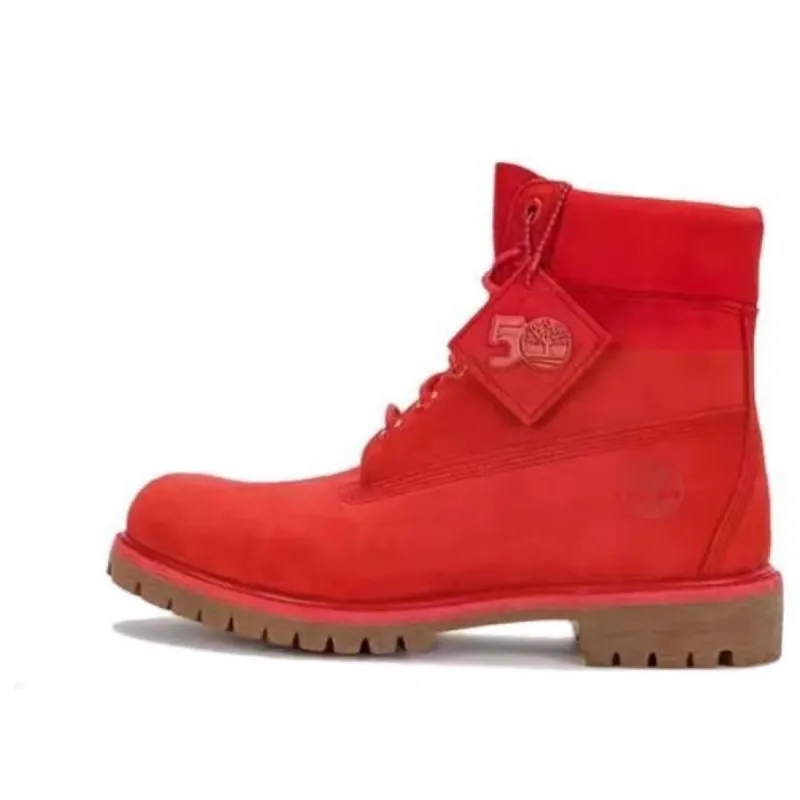 Timberland 50th Anniversary Edition Premium 6 Inch Waterproof Boot 'Medium Red Nubuck' A5VEWW sold by KicksCrew