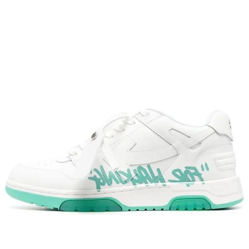 Off-White Out Of Office For Walking Sneaker 'White Green' OMIA189F22LEA0030155 sold by KicksCrew