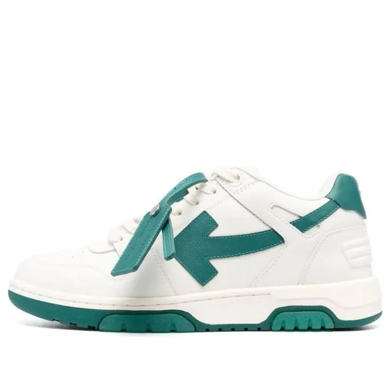 Off-White Out Of Office Low-Top Sneaker 'Green White' OMIA189F22LEA0010155 sold by KicksCrew