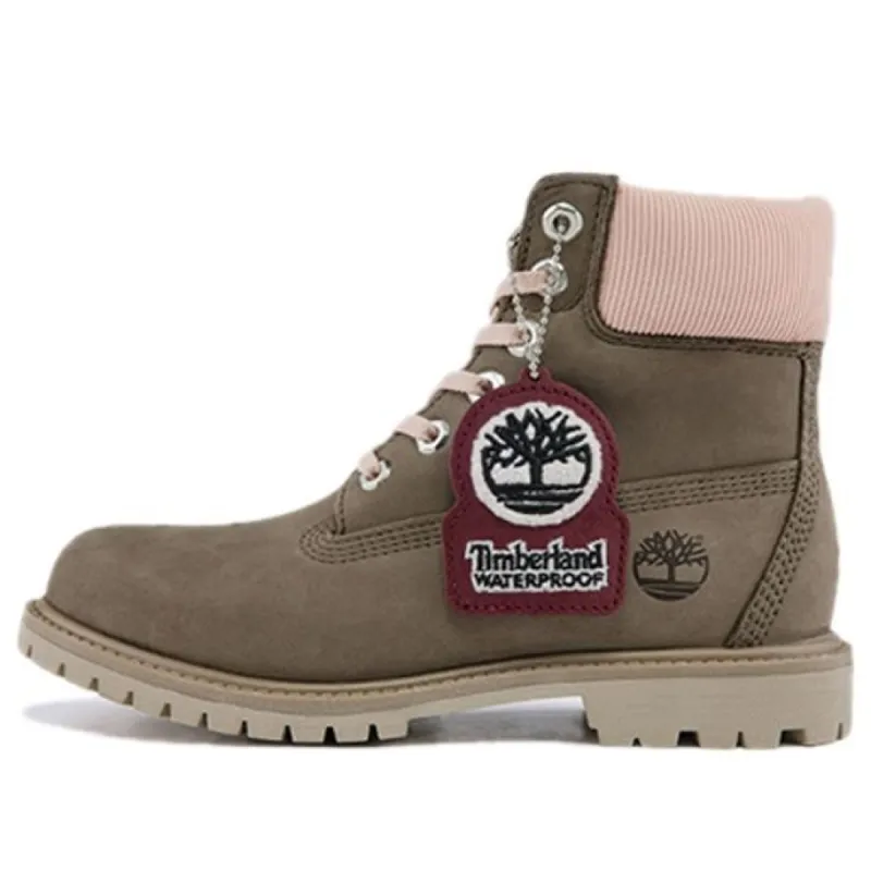 (WMNS) Timberland Premium 6 Inch Waterproof Wide Fit Boot 'Olive Nubuck' A2J5W sold by KicksCrew