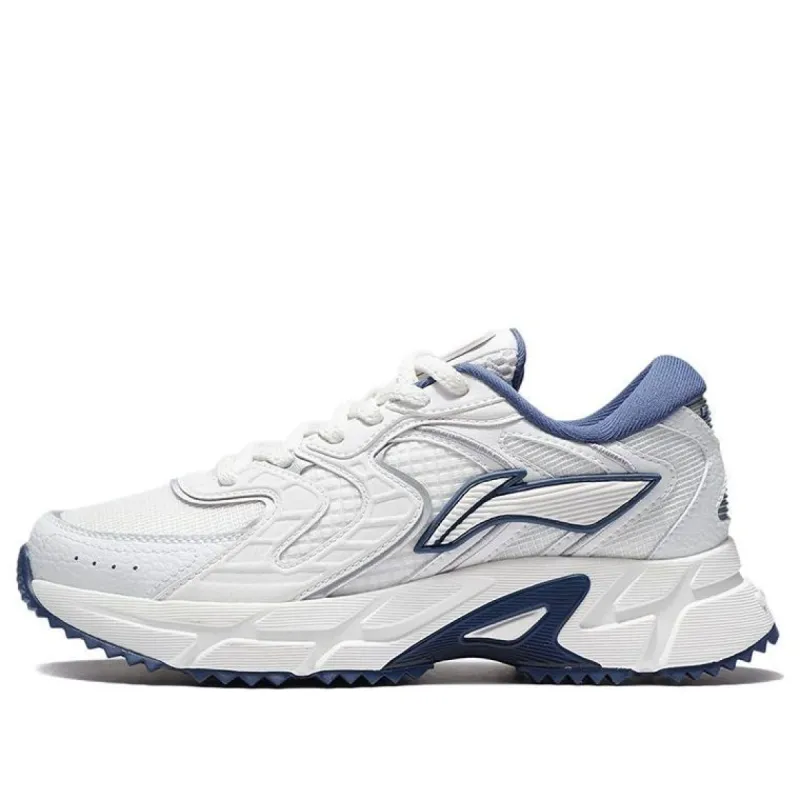 (WMNS) Li-Ning Casual Running Shoes 'White Silver Blue' ARLR014-5 sold by KicksCrew