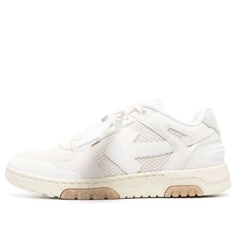 Off-White Slim Out Of Office Sneakers 'White Beige' OMIA243S23LEA0010101 sold by KicksCrew