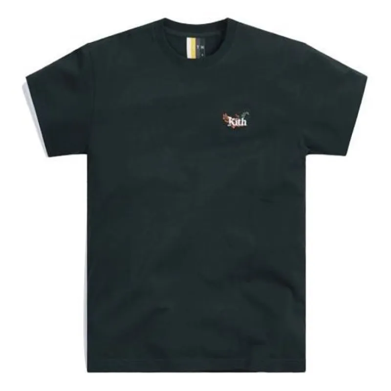 Kith Kith Script Floral Tee - White | Parallel