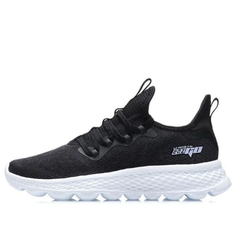 (WMNS) Li-Ning Eazgo Running Shoes 'Black White' ARER002-4 sold by KicksCrew