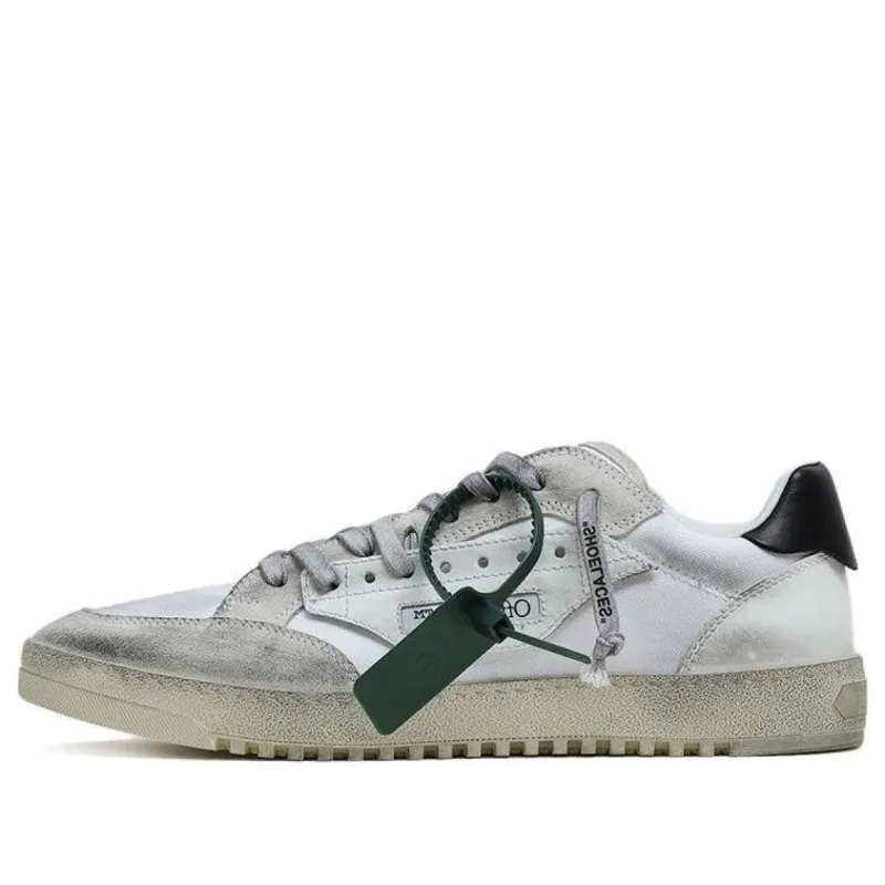 Off-White Vulcanized 5.0 Low-Top Sneaker 'White Grey' OMIA227S22FAB0020110 sold by KicksCrew