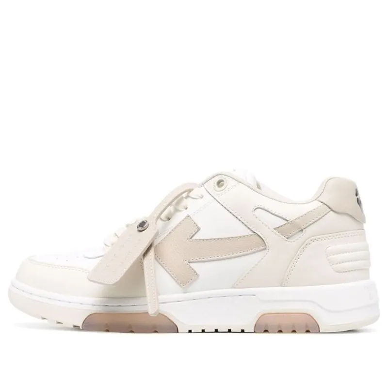 Off-White Out Of Office Low-Top Sneaker 'Beige White' OMIA189F21LEA0050163 sold by KicksCrew