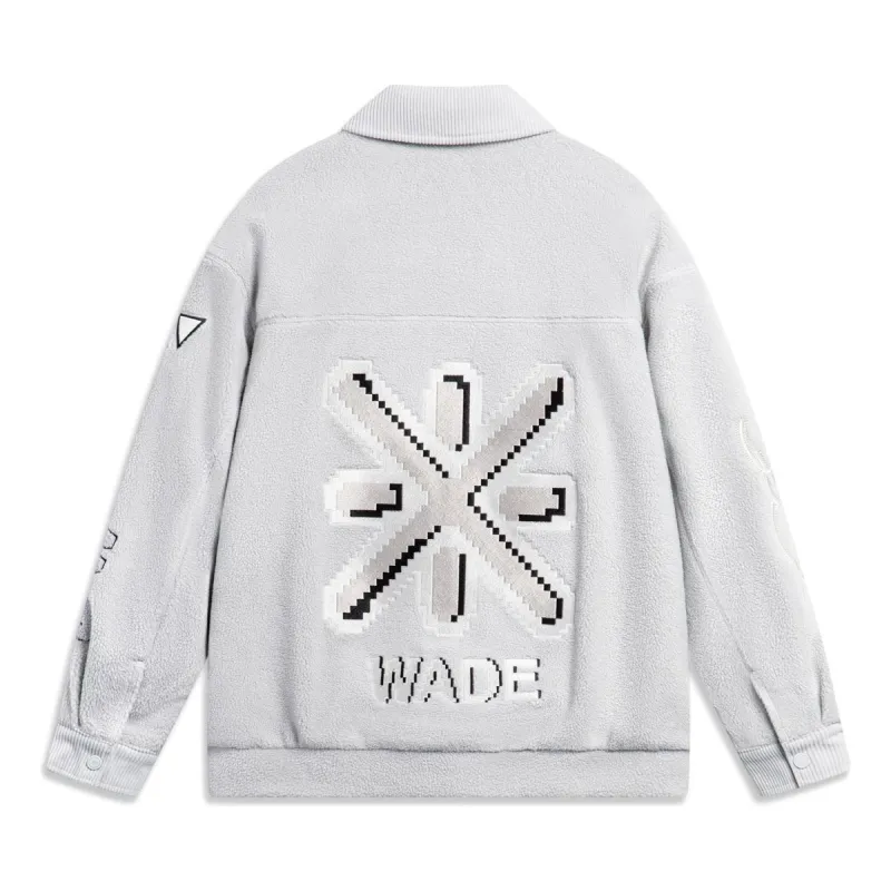 Li-Ning Way Of Wade Graphic Polar Fleece Jacket 'Halo Grey' AFDT853-2 sold by KicksCrew