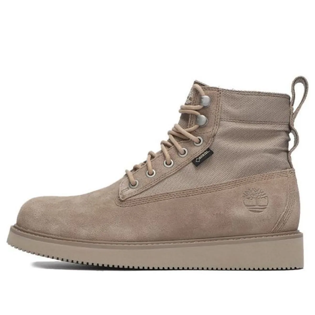 Timberland 6 Inch Leather and Fabric Vibram Boot 'Taupe