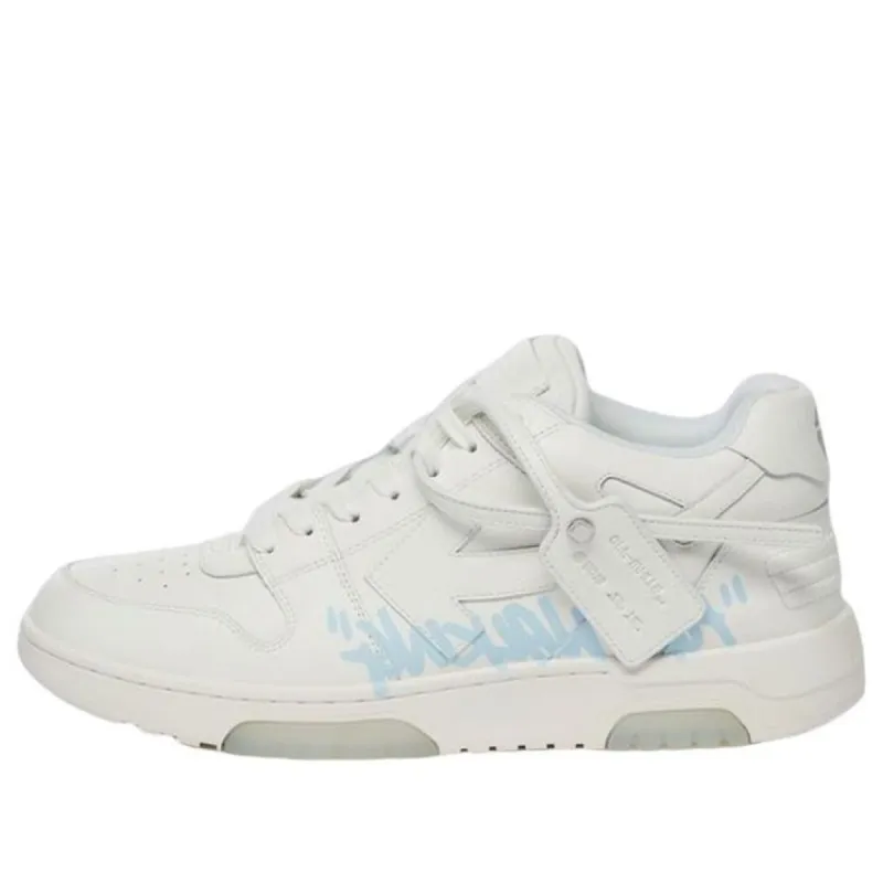 Off-White Out Of Office Low-Top For Walking Sneaker 'White Blue' OMIA189F21LEA0030140 sold by KicksCrew