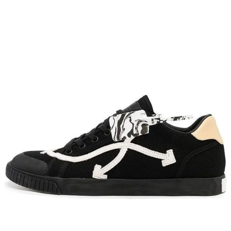 Off-White Arrows Low-Top Sneaker 'Black White' OMIA213F21FAB0011001 sold by KicksCrew