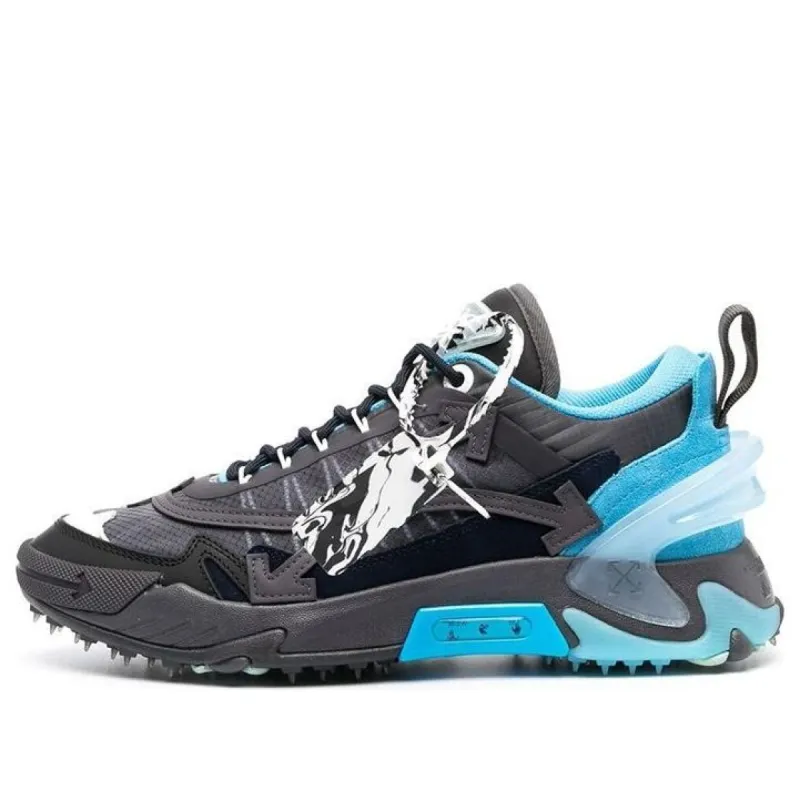 Off-White Odsy-2000 Sneakers 'Black Blue' OMIA190R21FAB0024510 sold by KicksCrew