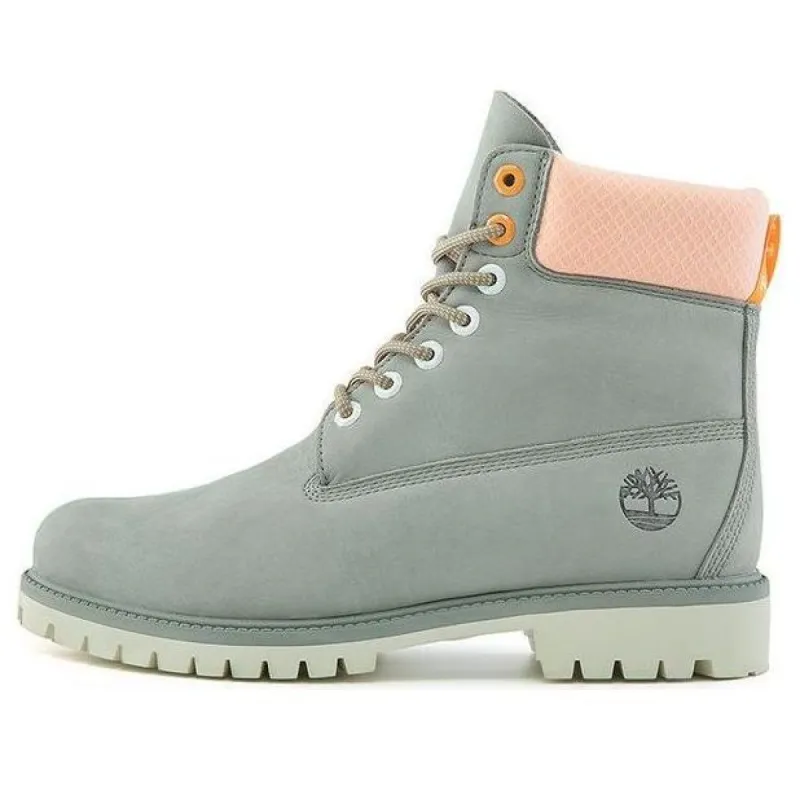 Timberland Hi-Vis Heritage 6 Inch Waterproof Wide Fit Boot 'Grey' A2HY4W sold by KicksCrew