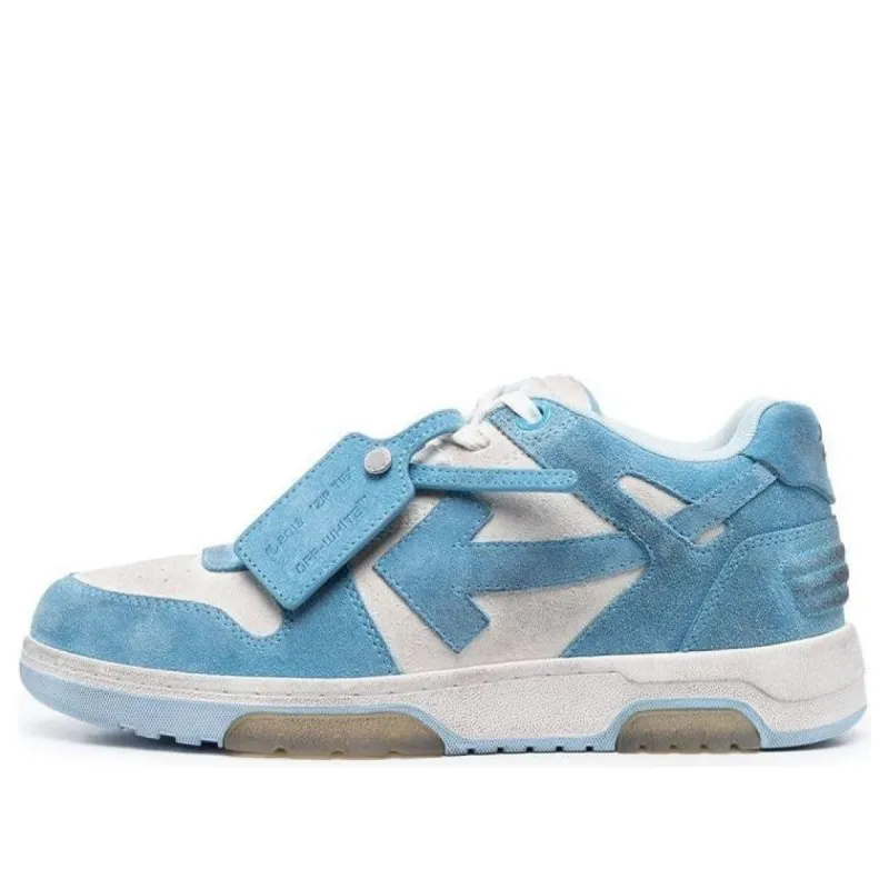 Off-White Out Of Office Low-Top Sneaker 'Blue White' OMIA189S23LEA0110140 sold by KicksCrew
