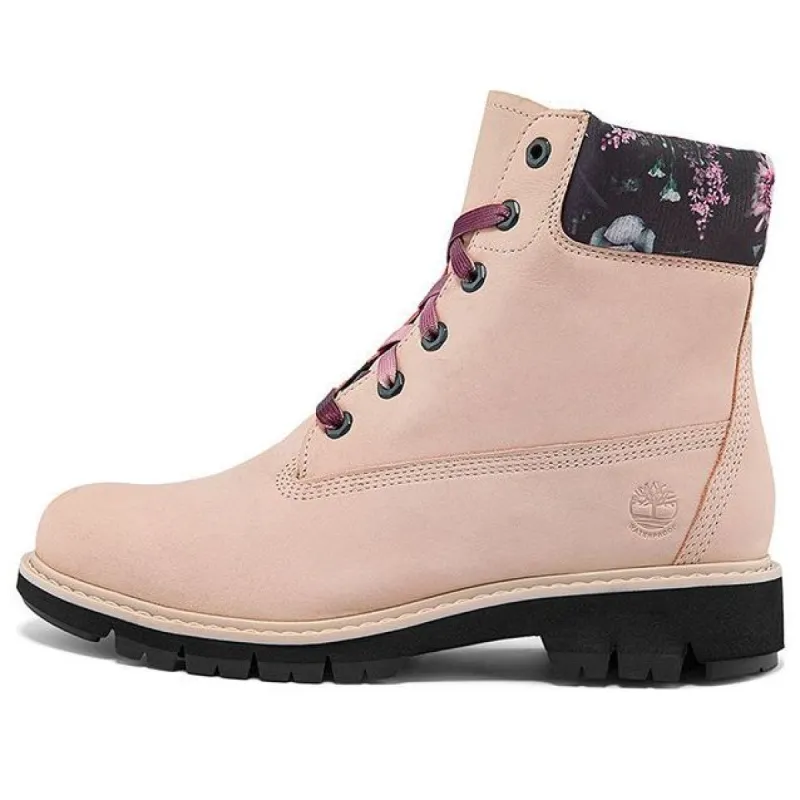 (WMNS) Timberland Lucia Way 6 Inch Charm Waterproof Boot 'Light Pink Nubuck' A2HXBW sold by KicksCrew