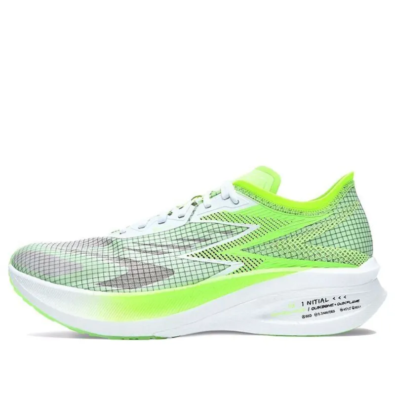 361 Degrees x Qu!k Foam Flying Flame PB 'White Neon Green' 672122210F-2 sold by KicksCrew