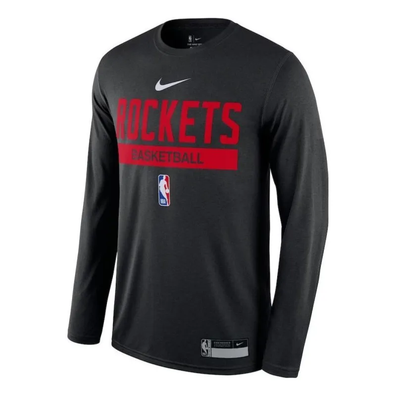 Nike Houston Rockets Essential T-Shirt 'Black Red' DR6519-010 sold by KicksCrew