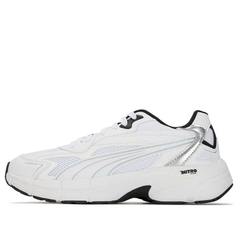(WMNS) Puma Teveris Nitro 'Metallic - White Black' 391098-03 sold by KicksCrew